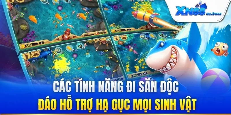 Các tính năng đi săn độc đáo hỗ trợ hạ gục mọi sinh vật